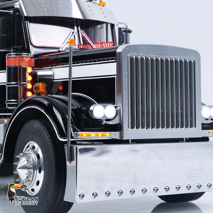 TOUCAN RC HOBBY 56344 Grand Hauler 1/14 8X6 Metal Chassis RC Tractor Truck 3-Speed Liftable Axle Differential Lock Light Sound Smoke