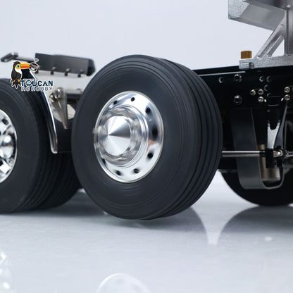 TOUCAN RC HOBBY 56344 Grand Hauler 1/14 8X6 Metal Chassis RC Tractor Truck 3-Speed Liftable Axle Differential Lock Light Sound Smoke