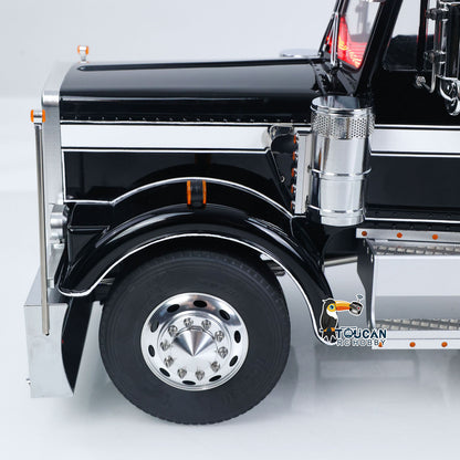TOUCAN RC HOBBY 56344 Grand Hauler 1/14 8X6 Metal Chassis RC Tractor Truck 3-Speed Liftable Axle Differential Lock Light Sound Smoke