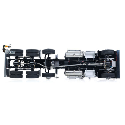 TOUCAN RC HOBBY 56344 Grand Hauler 1/14 8X6 Metal Chassis RC Tractor Truck 3-Speed Liftable Axle Differential Lock Light Sound Smoke