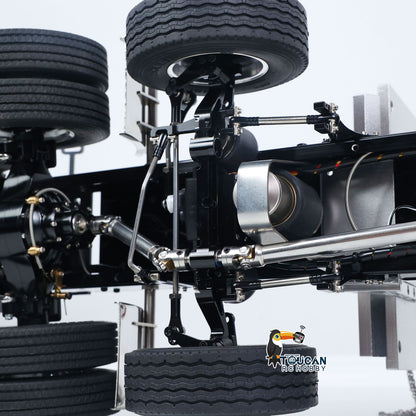 TOUCAN RC HOBBY 56344 Grand Hauler 1/14 8X6 Metal Chassis RC Tractor Truck 3-Speed Liftable Axle Differential Lock Light Sound Smoke