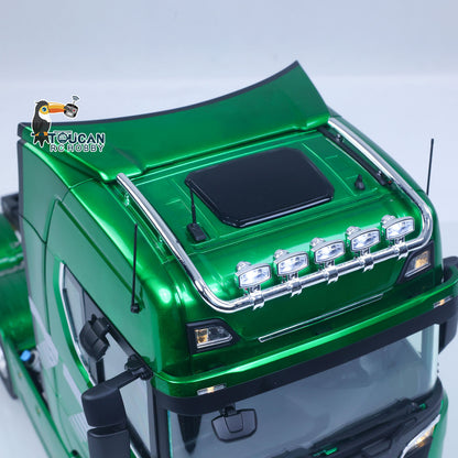 Fast Free Shipping 1/14 KABOLITE RC Tractor Truck SC 770S 100 6X6 2Speed Romote Control Vehicle Axle Locks Metal Chassis Rail Openable Door RTR