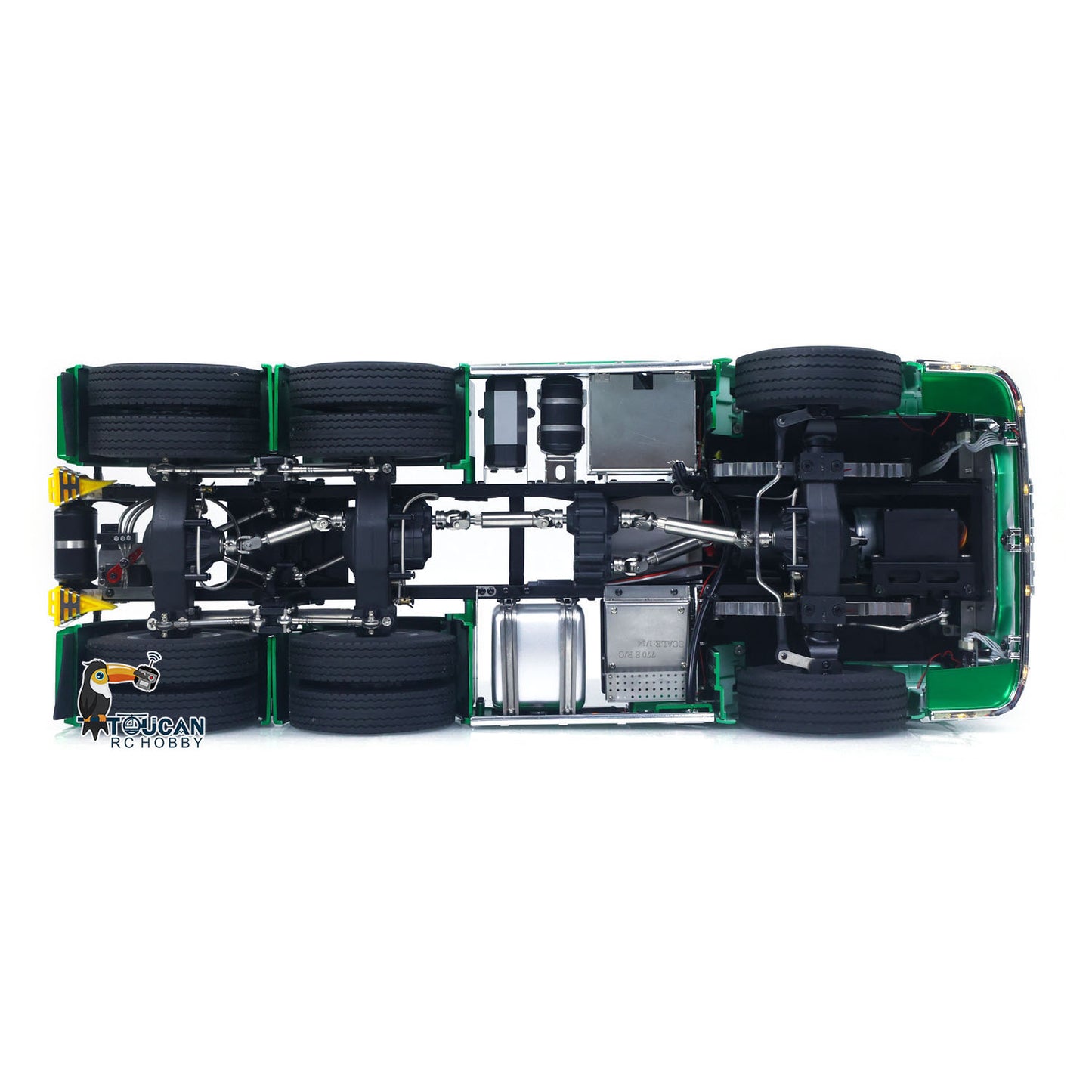 Fast Free Shipping 1/14 KABOLITE RC Tractor Truck SC 770S 100 6X6 2Speed Romote Control Vehicle Axle Locks Metal Chassis Rail Openable Door RTR