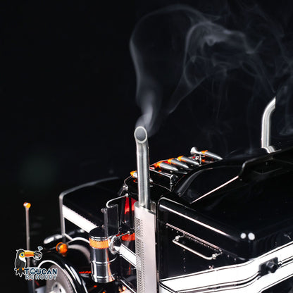 TOUCAN RC HOBBY 56344 Grand Hauler 1/14 8X6 Metal Chassis RC Tractor Truck 3-Speed Liftable Axle Differential Lock Light Sound Smoke