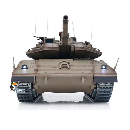 RTR 1/16 RC Battle Tank IDF Merkava MK IV 3958 Full Metal Chassis Road Wheels IR Barrel Recoil 360 Rotation Ready to Play