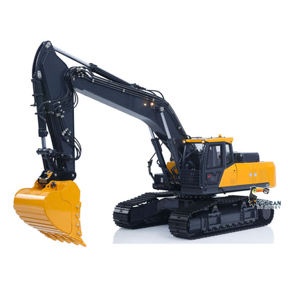 Metal 1/14 Super Frog Remote Control Hydraulic Excavator E400 Pro 9CH Valves RC Digger Stainless Steel Arm Frsky XE Radio