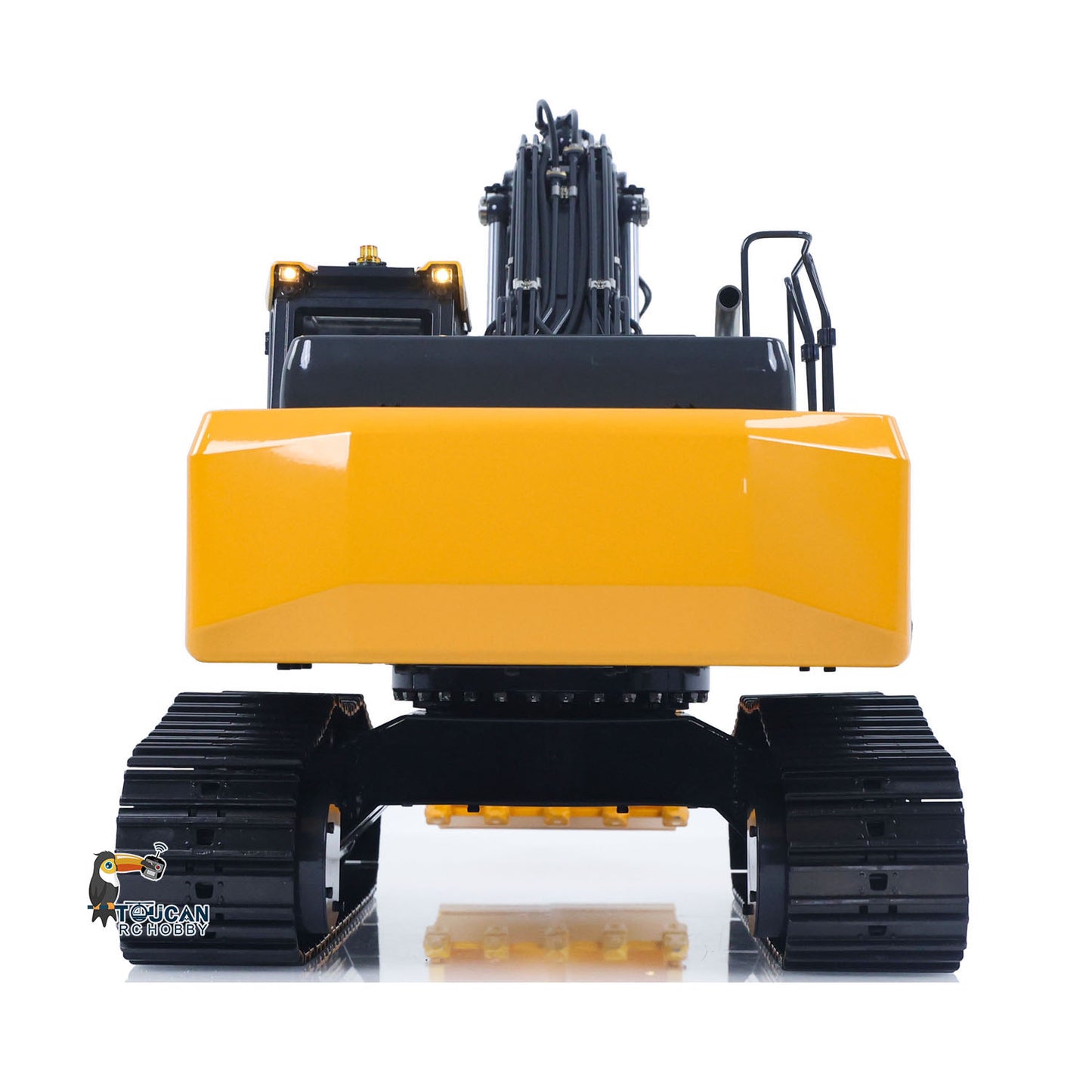 In Stock Metal 1/14 Super Frog Remote Control Hydraulic Excavator E400 Pro 9CH Valves RC Digger Stainless Steel Arm Frsky XE Radio