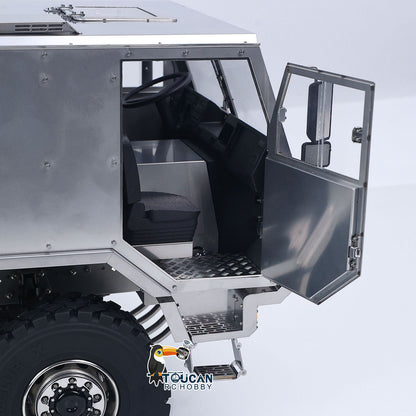 In Stock T815 3Speed 1/14 RC Off Road Military Truck Metal Body Remote Control 4X4 Transport Vehicle Flysky ST8 Radio Differential Locks