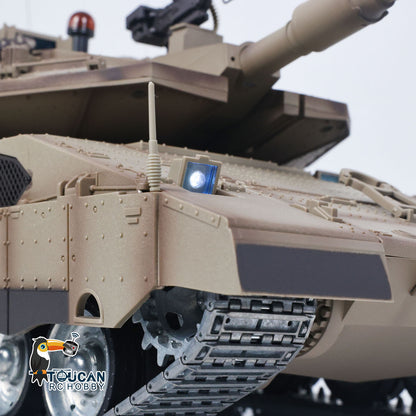 RTR 1/16 RC Battle Tank IDF Merkava MK IV 3958 Full Metal Chassis Road Wheels IR Barrel Recoil 360 Rotation Ready to Play