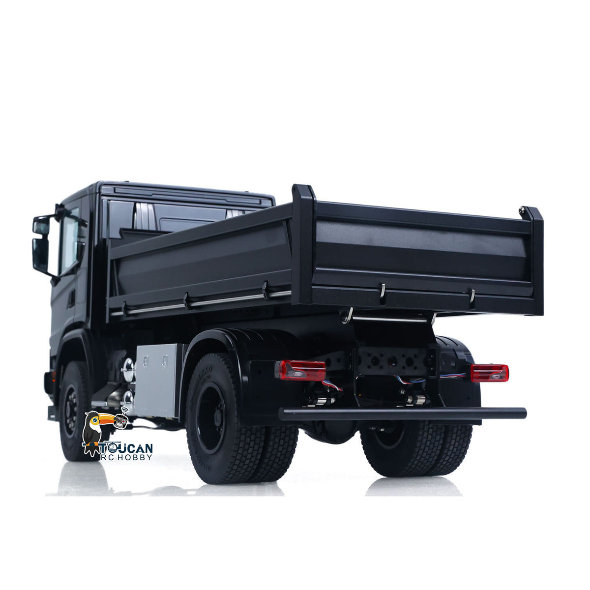 TOUCAN RC HOBBY Double E 500G E022 1/14 4x4 RC Dump Truck Electric Lifting 2Speed RTR Tipper Metal Axle Magnetic High Roof Battery Radio Light