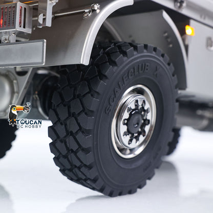 In Stock T815 3Speed 1/14 RC Off Road Military Truck Metal Body Remote Control 4X4 Transport Vehicle Flysky ST8 Radio Differential Locks