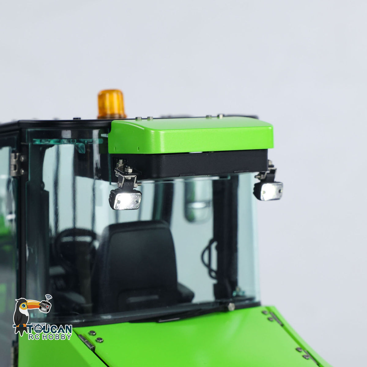 TOUCAN RC HOBBY LESU AOUE AT1050 1/14 Metal 4X4 RC Hydraulic Telescopic Arm Loader FlySky I6S Radio Controller Fork Bucket Sound Light System