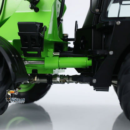TOUCAN RC HOBBY LESU AOUE AT1050 1/14 Metal 4X4 RC Hydraulic Telescopic Arm Loader FlySky I6S Radio Controller Fork Bucket Sound Light System