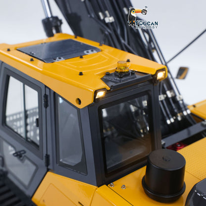 In Stock Metal 1/14 Super Frog Remote Control Hydraulic Excavator E400 Pro 9CH Valves RC Digger Stainless Steel Arm Frsky XE Radio