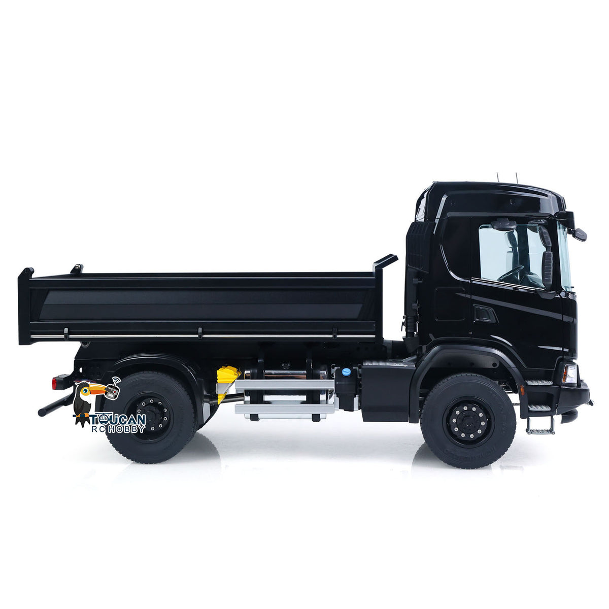 TOUCAN RC HOBBY Double E 500G E022 1/14 4x4 RC Dump Truck Electric Lifting 2Speed RTR Tipper Metal Axle Magnetic High Roof Battery Radio Light