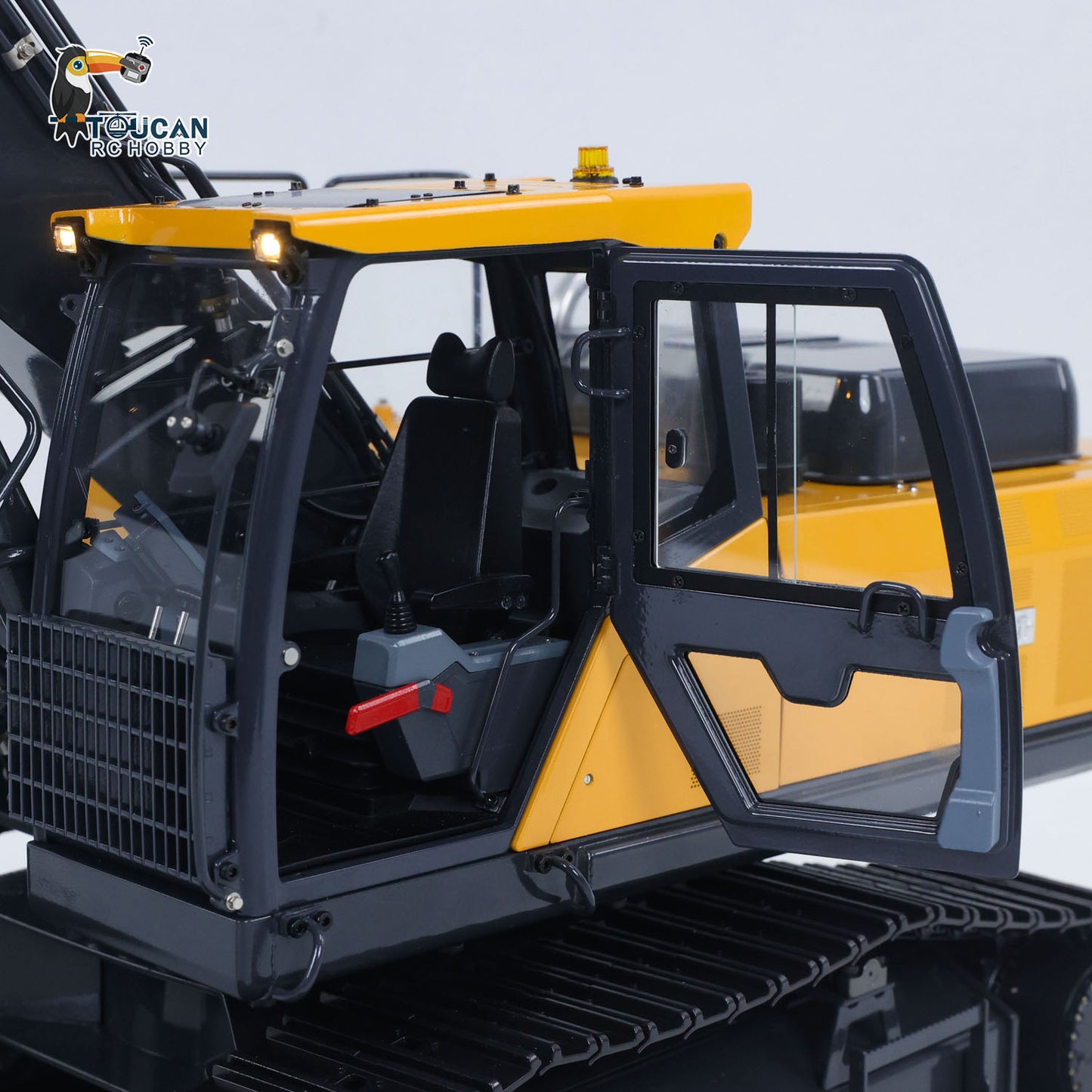 Metal 1/14 Super Frog Remote Control Hydraulic Excavator E400 Pro 9CH Valves RC Digger Stainless Steel Arm Frsky XE Radio