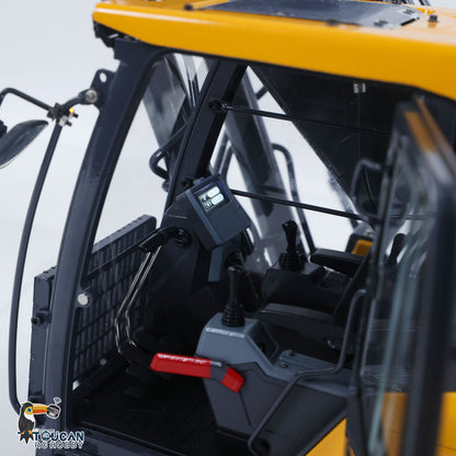 Metal 1/14 Super Frog Remote Control Hydraulic Excavator E400 Pro 9CH Valves RC Digger Stainless Steel Arm Frsky XE Radio