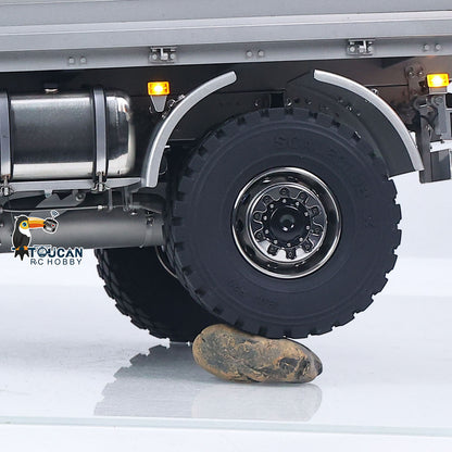 In Stock T815 3Speed 1/14 RC Off Road Military Truck Metal Body Remote Control 4X4 Transport Vehicle Flysky ST8 Radio Differential Locks