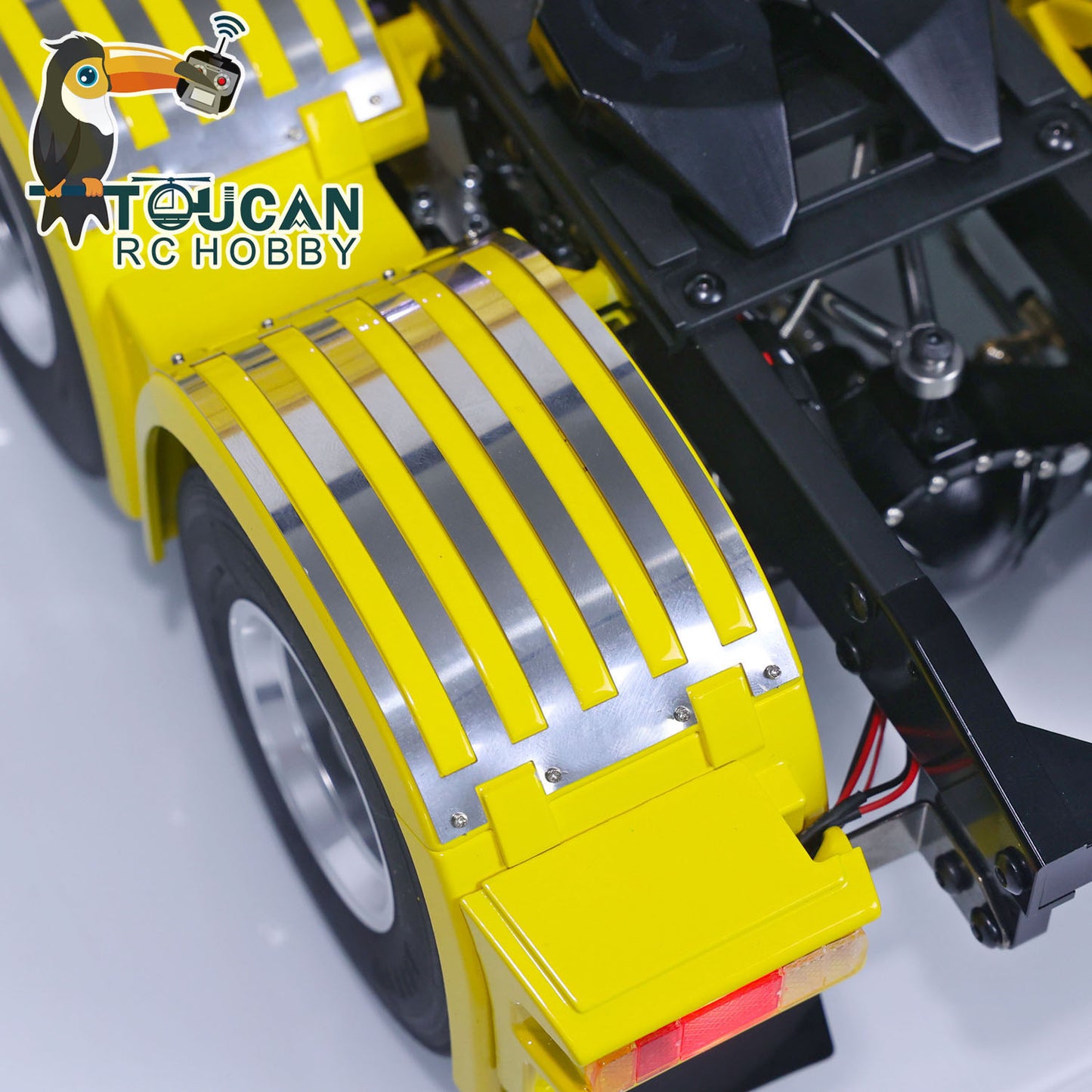 TOUCAN 1/14 RC Tractor Truck DIY 6x6 Remote Control Cars Painted Model Sound Light