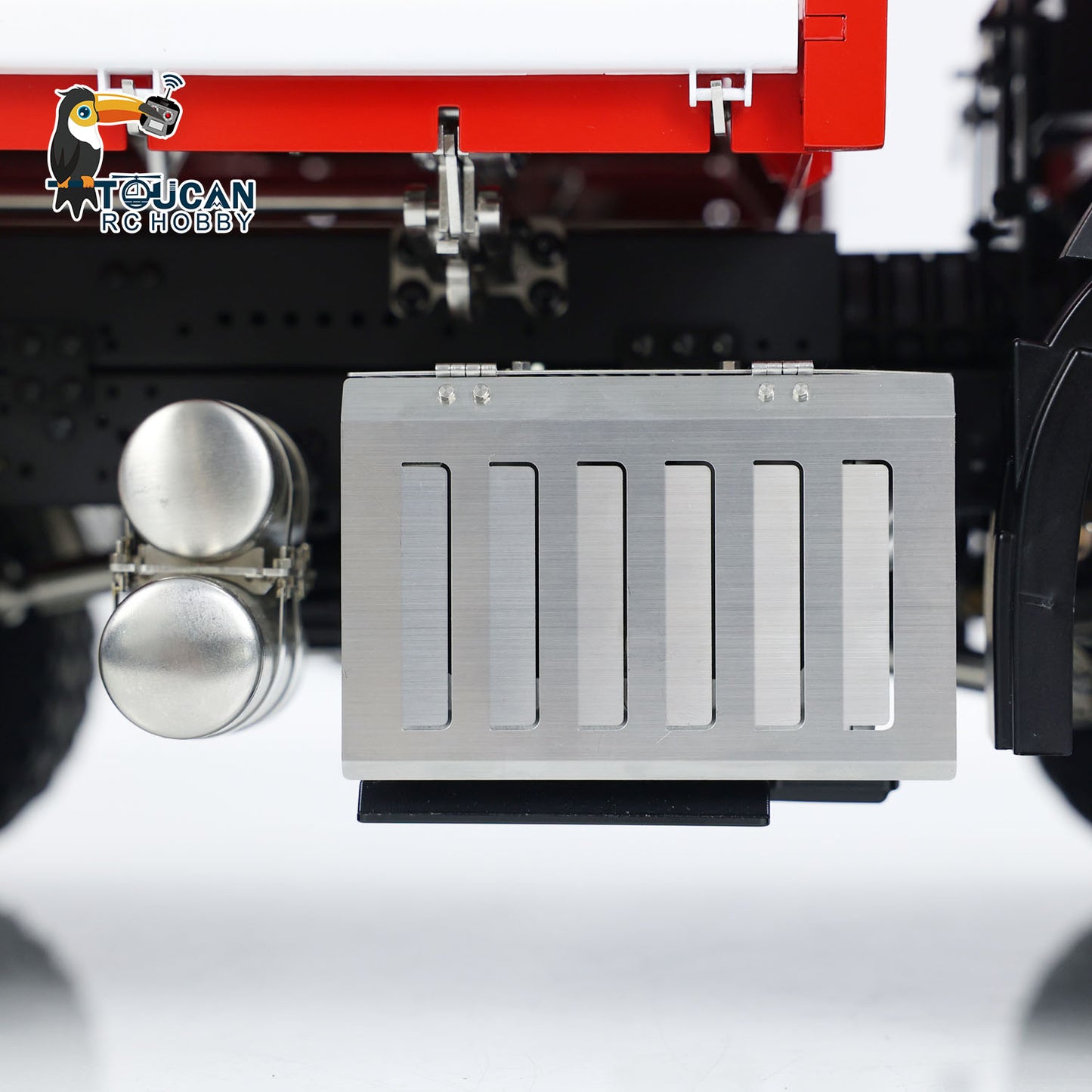 LESU A0009 1/14 Metal 3 Ways 6x6 RC Hydraulic Dump Truck with 3 Speed Transmission Differential Lock for Construction-Themed Courses