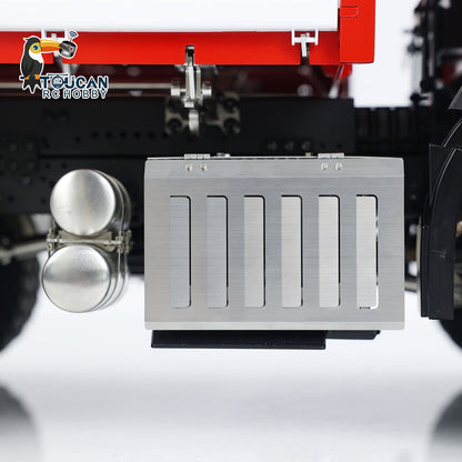 LESU A0009 1/14 Metal 3 Ways 6x6 RC Hydraulic Dump Truck with 3 Speed Transmission Differential Lock for Construction-Themed Courses