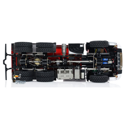 LESU A0009 1/14 Metal 3 Ways 6x6 RC Hydraulic Dump Truck with 3 Speed Transmission Differential Lock for Construction-Themed Courses