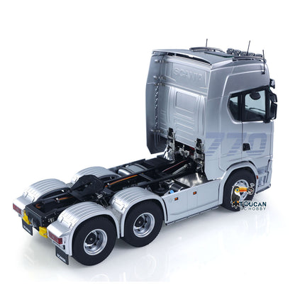 Fast Free Shipping 1/14 KABOLITE RC Tractor Car 770S 100 6x6 Romote Control Truck 2Speed Gearbox Differential Lock Vehicle 6WD Sound Light Model