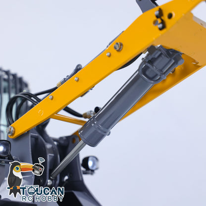 LESU AOUE MCL8 1/14 Metal 4x4 Hydraulic RC Loader A0015 with 4CH Reversing Valve Light Sound System for Construction Model Hobbyists