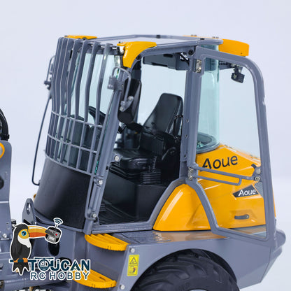 LESU AOUE MCL8 1/14 Metal 4x4 Hydraulic RC Loader A0015 with 4CH Reversing Valve Light Sound System for Construction Model Hobbyists