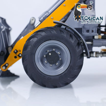 LESU AOUE MCL8 1/14 Metal 4x4 Hydraulic RC Loader A0015 with 4CH Reversing Valve Light Sound System for Construction Model Hobbyists