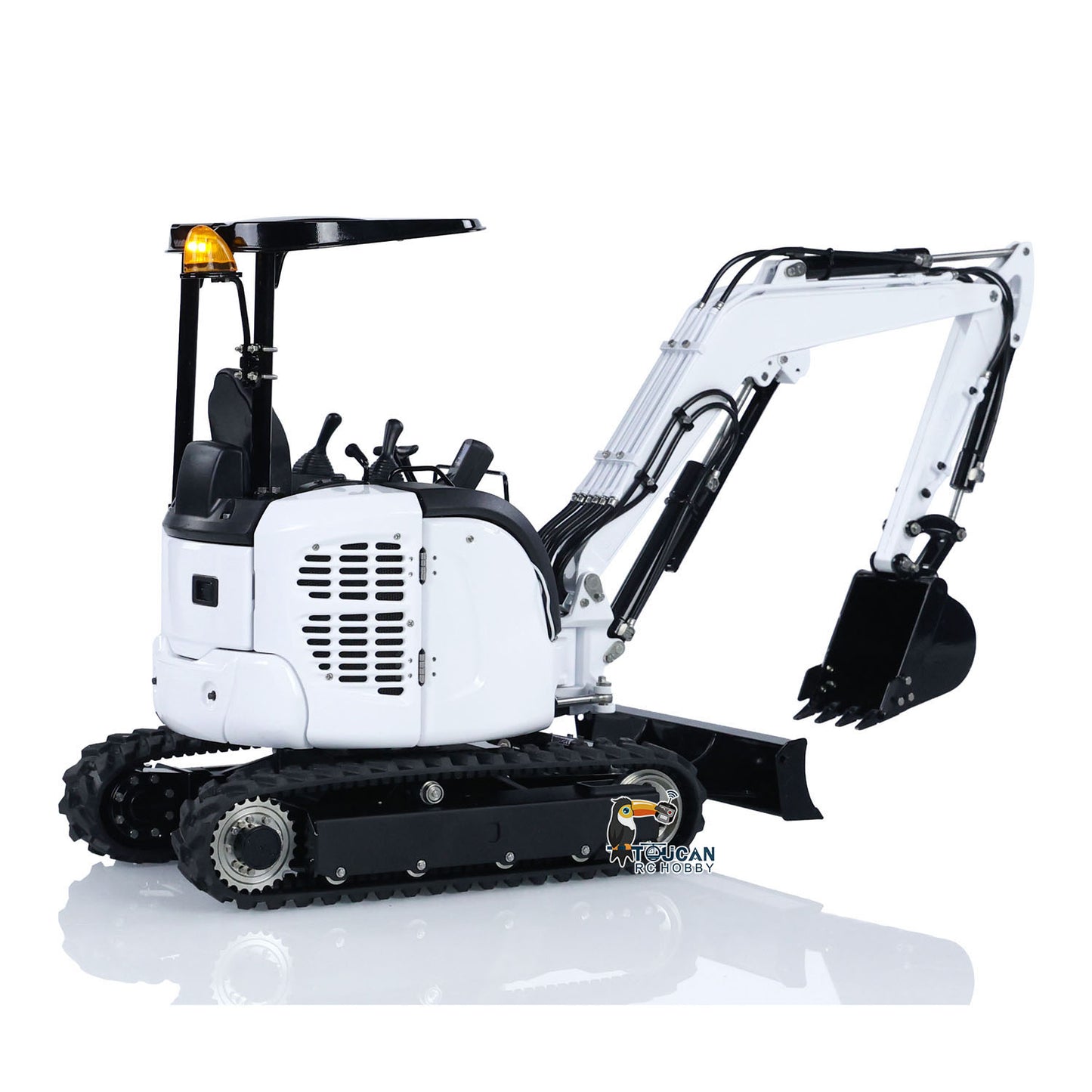 LESU PC30 1/14 Metal RC Hydraulic Excavator B0003 KIT/PNP Mini Digger 6CH Reversing Valve System Brushless Motor Lighting for Hobby Collectors