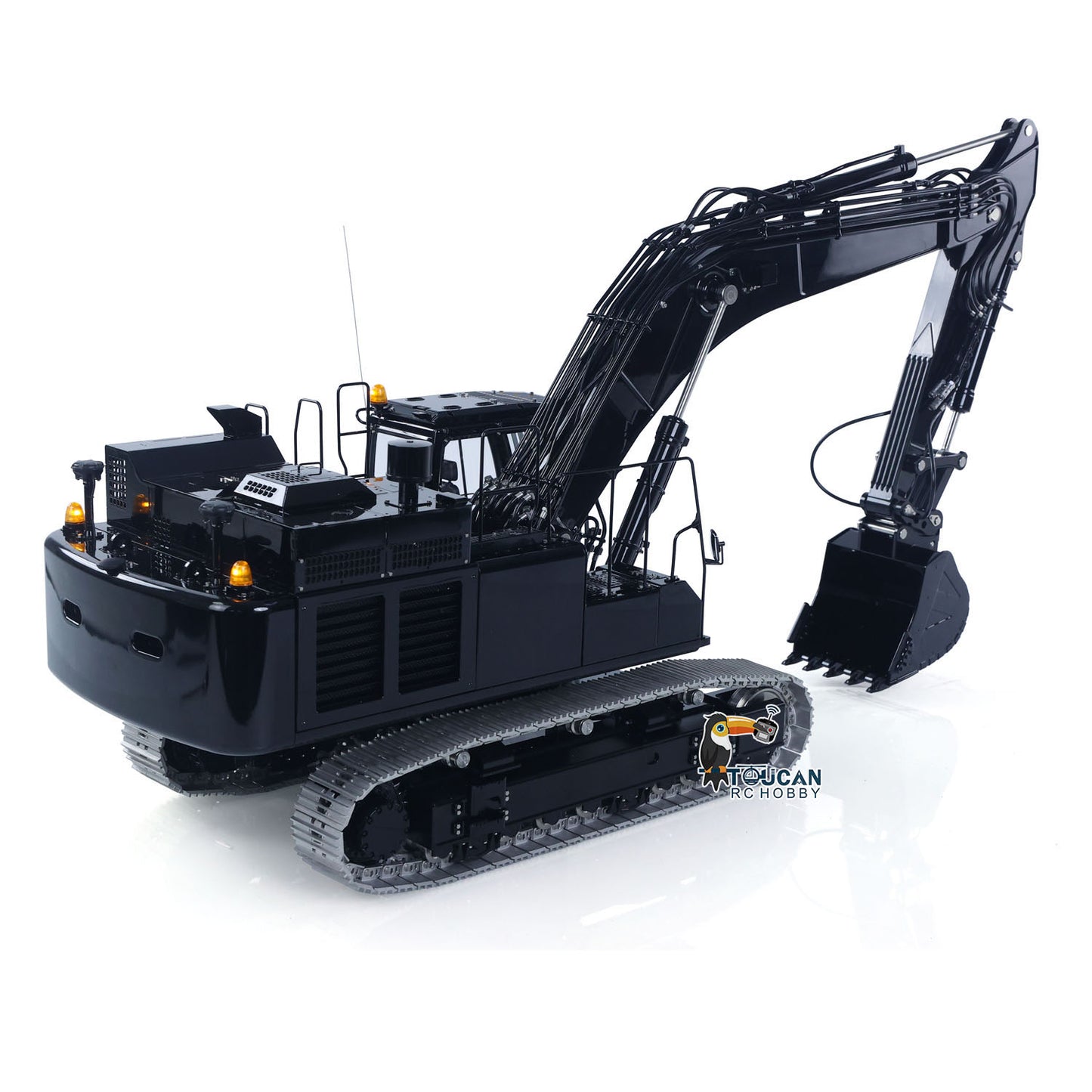In Stock LESU Aoue ZX490 Metal 1/14 Remote Control Hydraulic Excavator Upgraded Heavy RC Digger Flysky Paladin PL18EV Lite Sound Smoke
