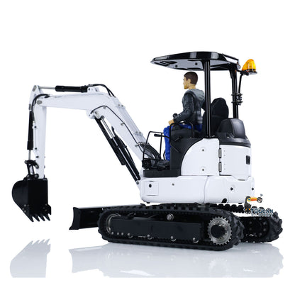 LESU PC30 1/14 Metal RC Hydraulic Excavator B0003 RTR 6CH Reversing Valve Mini Digger Brushless Rotary Drive Motor FlySky ST8 Controller Light System
