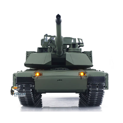 TUSK I TOUCAN 1:16 Metal M1A2 Abrams RC Tank 360 Turret Rotation IR Barrel Elevation Recoil Dual Smoke Units Electric Periscope