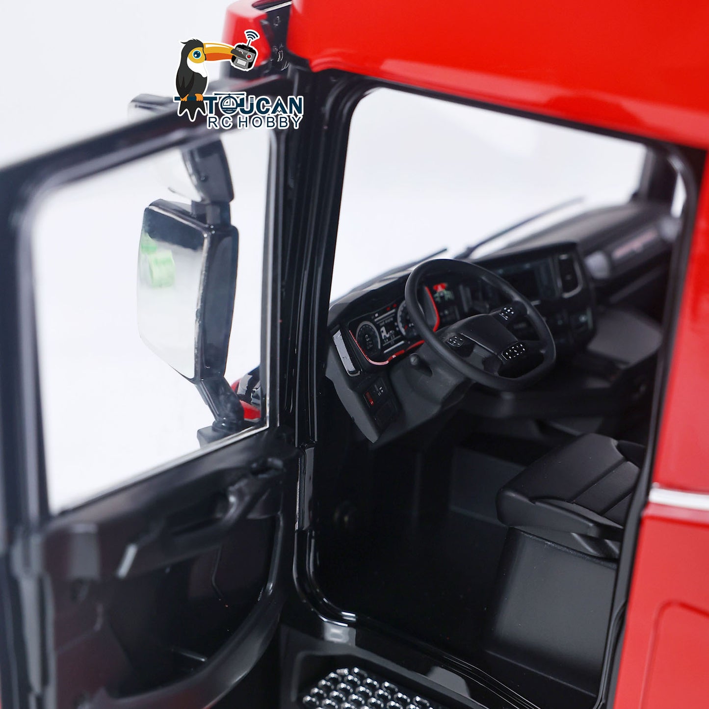 1/14 RC Truck Remote Control Tractor Truck 7-way Valves Hydraulic Crane 6x6 RC Lorry Car 3Speed Gearbox Axle Locks Light Sound System