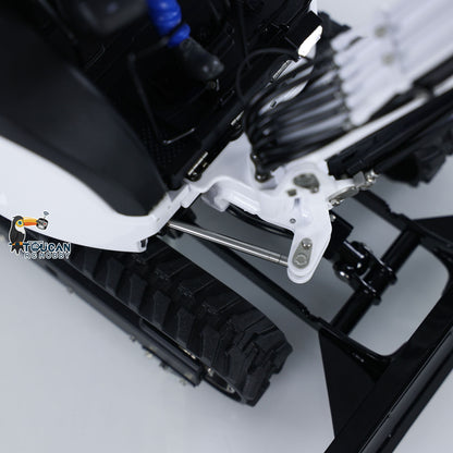 LESU PC30 1/14 Metal RC Hydraulic Excavator B0003 RTR 6CH Reversing Valve Mini Digger Brushless Rotary Drive Motor FlySky ST8 Controller Light System