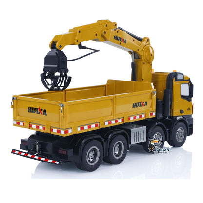 TOUCAN RC HOBBY US Stock HUINA 1538 1/14 RC Timber Grab Truck Dumper Remote Control Model Vehicles 2.4G Radio Battery Electric Car