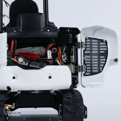 LESU PC30 1/14 Metal RC Hydraulic Excavator B0003 KIT/PNP Mini Digger 6CH Reversing Valve System Brushless Motor Lighting for Hobby Collectors