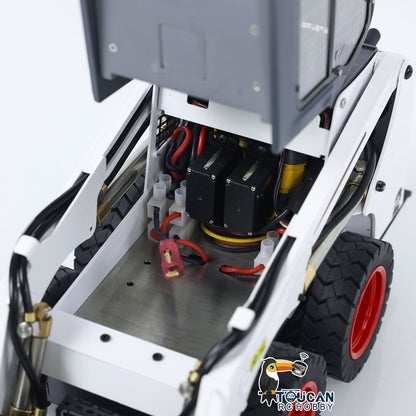 Toucanhobby SM450 1/14 Metal RC Hydraulic RTR Wheel Loader FlySky I6S Controller Light Sound System for Construction Model Enthusiast Outdoor