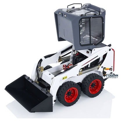 Toucanhobby SM450 1/14 Metal RC Hydraulic RTR Wheel Loader FlySky I6S Controller Light Sound System for Construction Model Enthusiast Outdoor