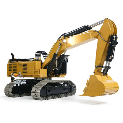 385CF 1/8 Hydraulic RC Excavator Metal Giant Remote Control Construction Vehicle Ready to Run Painted Assembled ESC Servo Motor