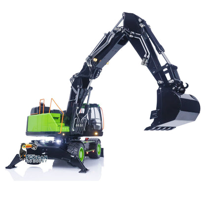 TOUCAN RC HOBBY MTModel EC380 Metal 1/14 RC Hydraulic Excavator 8-way Reversing Valve Clamshell Bucket Sound System for Digger Enthusiasts
