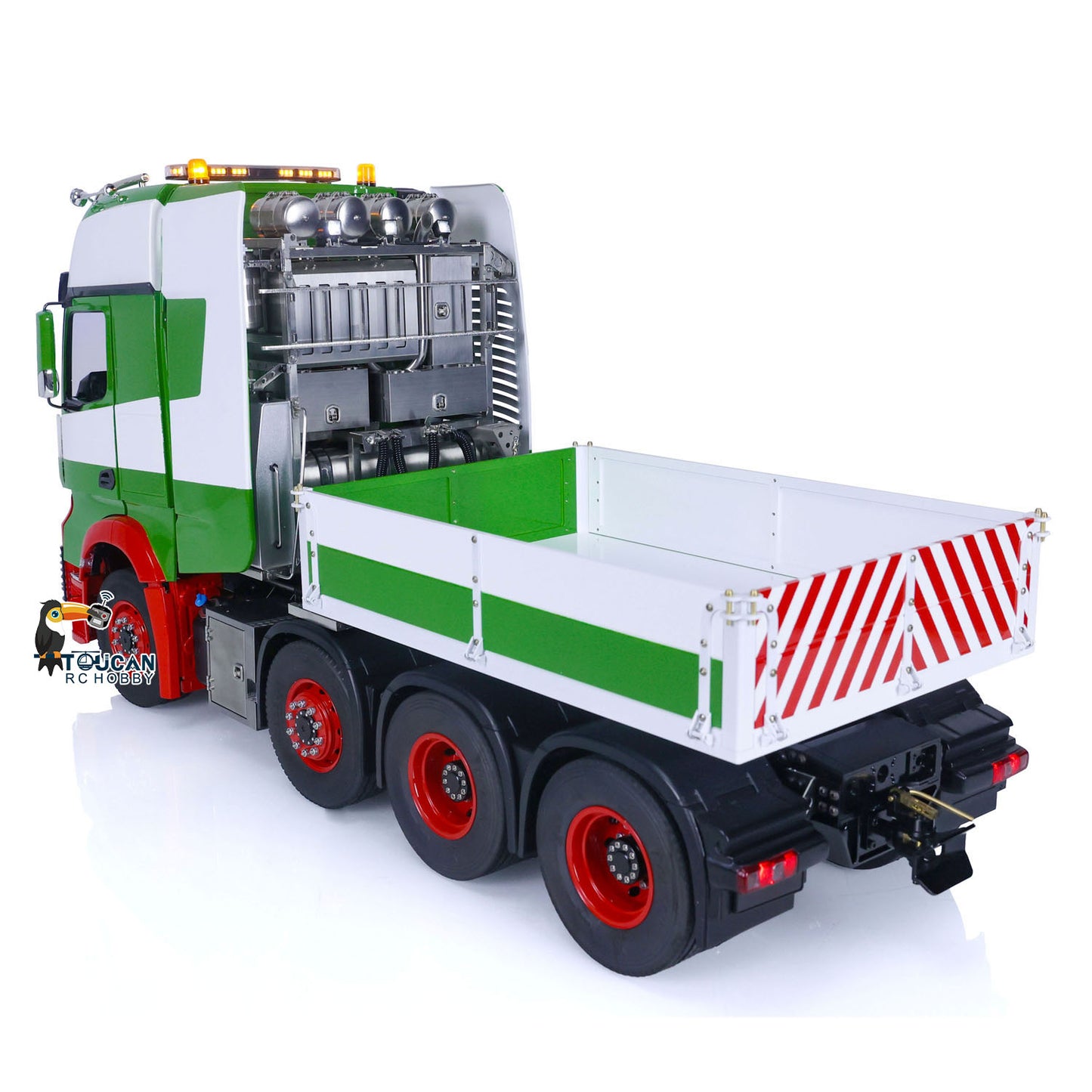 8x8 1/14 TOUCAN RC Tractor Truck Metal Chassis Painted Remote Control Lorry Car Models for TAMIYA Trailer Model Excavator