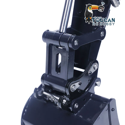 TOUCAN RC HOBBY MTModel EC380 Metal 1/14 RC Hydraulic Excavator 8-way Reversing Valve Clamshell Bucket Sound System for Digger Enthusiasts