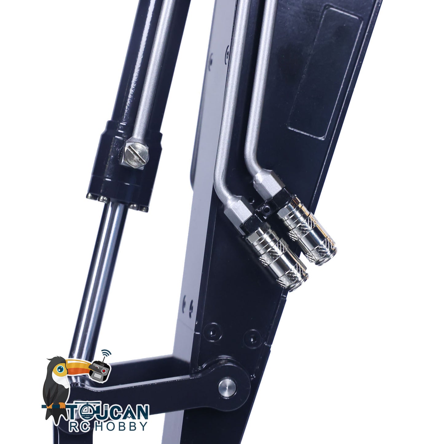 TOUCAN RC HOBBY MTModel EC380 Metal 1/14 RC Hydraulic Excavator 8-way Reversing Valve Clamshell Bucket Sound System for Digger Enthusiasts