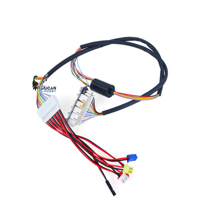 Henglong 1/16 RC Tank Rotating Gearbox Smoke Unit Board FPV System Infrared Combating System Receiver Plastic 340/360 Degree Rotating Gear Metal Antenna