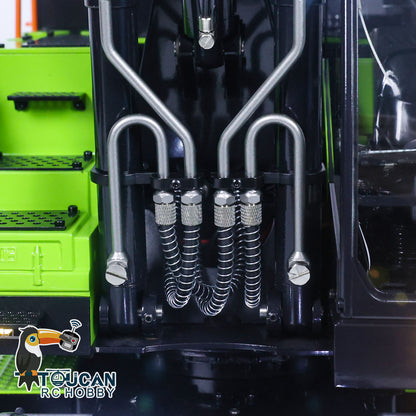 TOUCAN RC HOBBY MTModel EC380 Metal 1/14 RC Hydraulic Excavator 8-way Reversing Valve Clamshell Bucket Sound System for Digger Enthusiasts