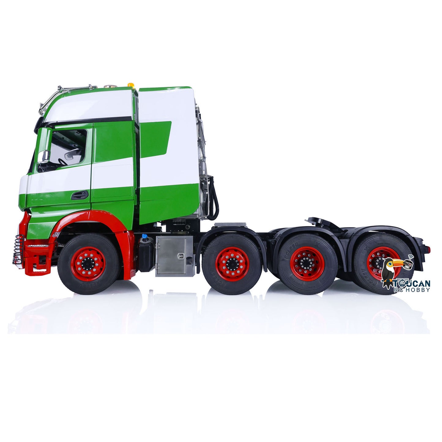 8x8 1/14 TOUCAN RC Tractor Truck Metal Chassis Painted Remote Control Lorry Car Models for TAMIYA Trailer Model Excavator