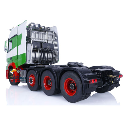1/14 LESU RC Tractor Truck Metal Chassis Equipment Rack Lock Differential Sound Light Painted Remote Control Car RC Models