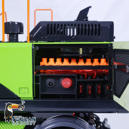 TOUCAN RC HOBBY MTModel EC380 Metal 1/14 3 Arms RC Hydraulic Excavator Tiltable Bucket 8-way Reversing Valve FlySky PL18EV Radio Controller Sound System for Adult
